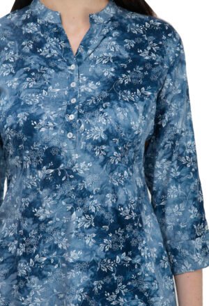 Black Pure Cotton Printed Stylish  Straight Ladies Kurta, Kurti